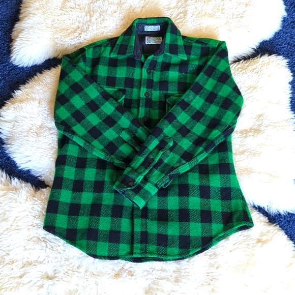 Buffalo Plaid Wool Shacket - Picture 1 of 15